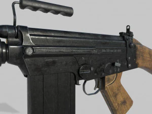 l1a1 - fn fal 3D Model