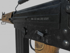 l1a1 - fn fal 3D Модель