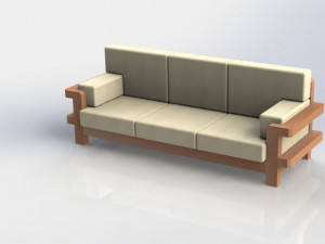 sofa 3D मॉडल