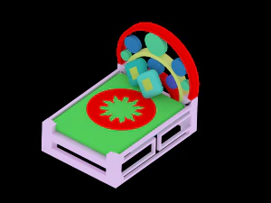 床3D模型 3D 模型