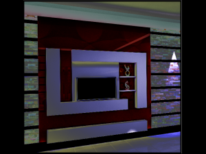 modern tv cabinet Model 3D