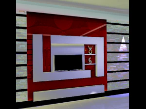 现代电视柜 3D 模型