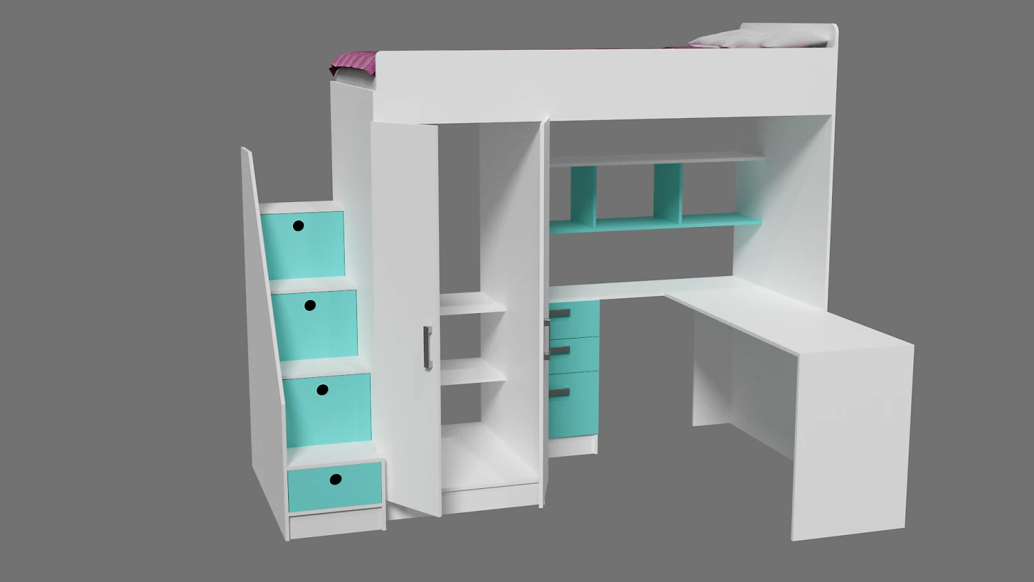 bedcuddy 3D Model .c4d .max .obj .3ds .fbx .stl .blend 