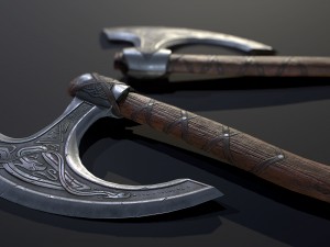 celtic axe01 3D 모델