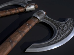 celtic axe01 Modelo 3D