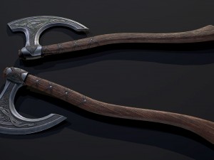 celtic axe01 Modelo 3D