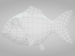 small fish animated 3D Model