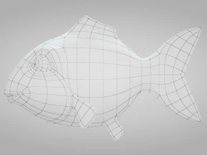 small fish animated 3D Model