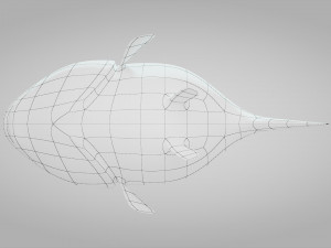 small fish animated 3D Model
