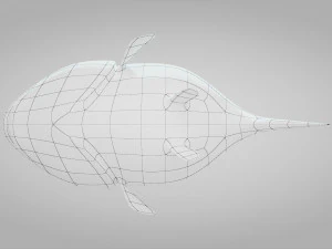 small fish animated 3D Model