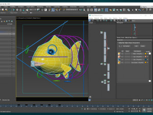 small fish animated 3D Model