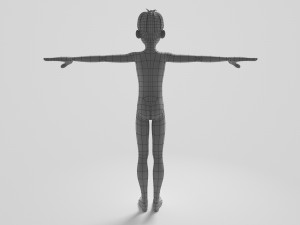 3d cartoon boy Model 3D