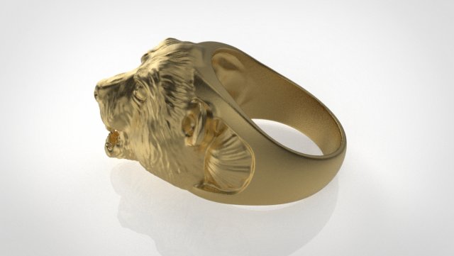 bear animal ring 3D-Druckmodell .c4d .max .obj .3ds .fbx .stl .blend 