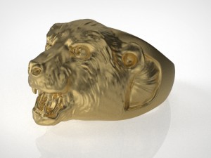 bear animal ring 3D-Druckmodell