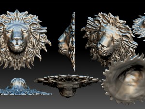 lion head 3D Print Model