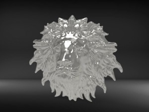 lion head 3D-printmodel