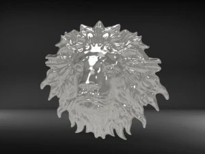 lion head 3D Print Model