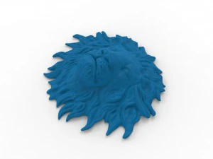 lion head 3D Print Model