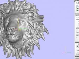 lion head 3D-printmodel