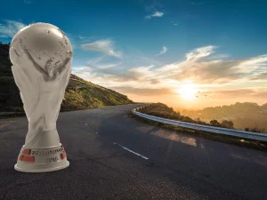 FIFA Wereldbeker 2018 hoog poly 3D printmodel