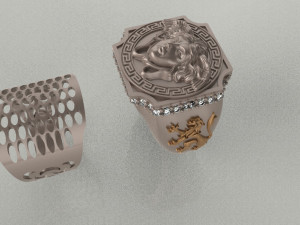 signet ring versase Modelo 3D