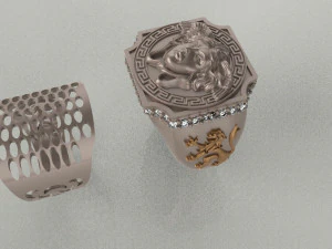 signet ring versase 3D Model