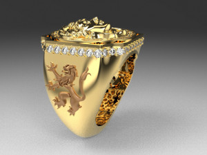 signet ring versase Modelo 3D