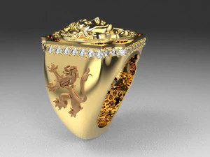 signet ring versase 3D Model