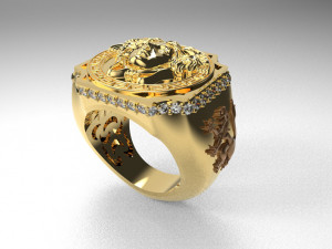 signet ring versase Modelo 3D