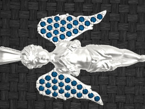 diamond angle pendant 3Dモデル