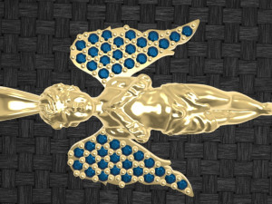 diamond angle pendant 3Dモデル