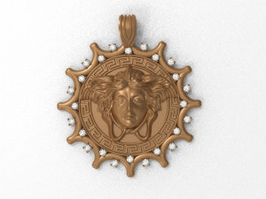 medusa varsace pendant 3D मॉडल