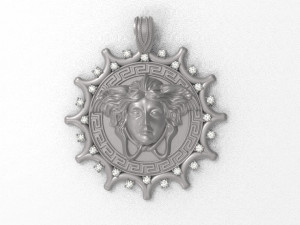 medusa varsace pendant 3D मॉडल