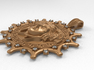 medusa varsace pendant 3D मॉडल