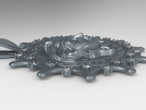 medusa varsace pendant 3D मॉडल
