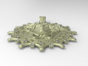 medusa varsace pendant 3D मॉडल