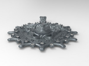 medusa varsace pendant 3D मॉडल