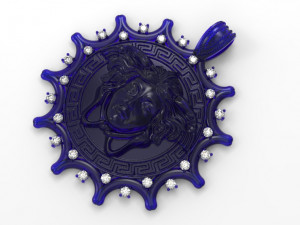 medusa varsace pendant 3D मॉडल