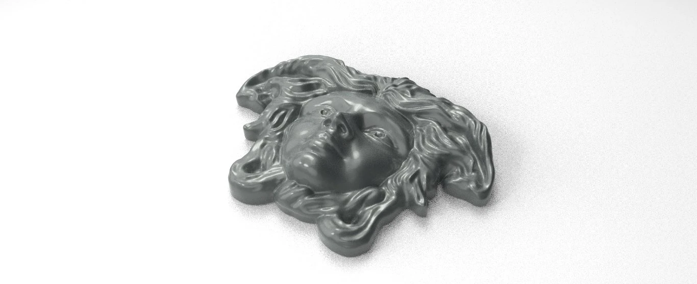 medusa face 3D Model .c4d .max .obj .3ds .fbx .stl .blend 