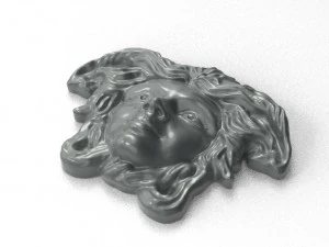 kwal gezicht 3D Model