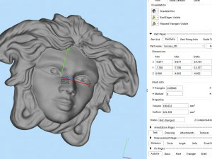 medusa face 3D Model
