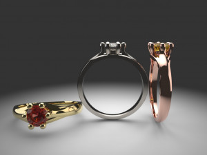 awesome diamond ring 3Dモデル