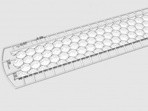 Hexagon Bracelet for single shot print 3D print model Modelo de impresión 3D
