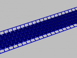 Hexagon Bracelet for single shot print 3D print model Modelo de impresión 3D