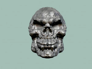alien skull 3D Print Model