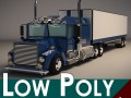 low-poly cartoon lorry truck 3D 모델