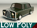 low-poly cartoon limousine car 3D मॉडल