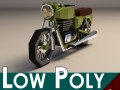 low poly motorcycle 01 Modelo 3D