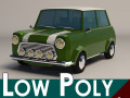 low-poly cartoon small city car 3D Модель