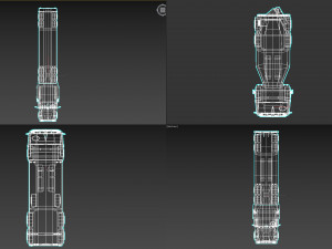 low poly cartoon truck pack 01 3D 모델